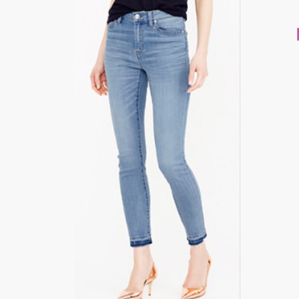 J. Crew Lookout High Rise Skinny Crop Jeans